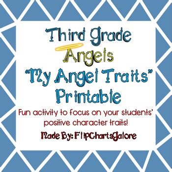 Third Grade Angels Printable