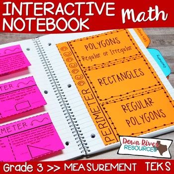 Third Grade Math Interactive Notebook Printable