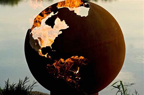 Third Rock Fire Pit Globe