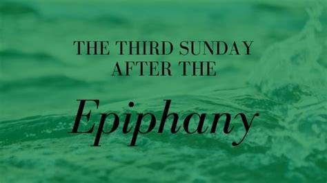 third sunday of epiphany 2024