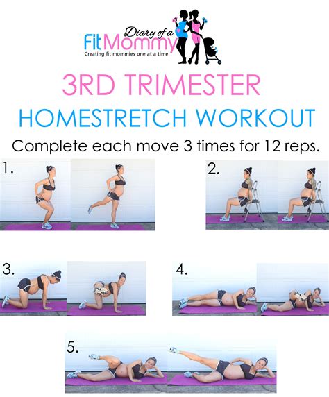 third trimester exercises with pictures