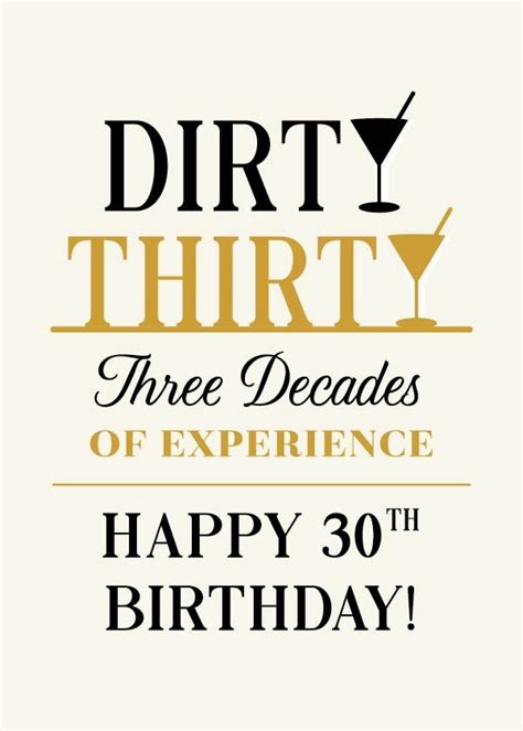 thirty dirty