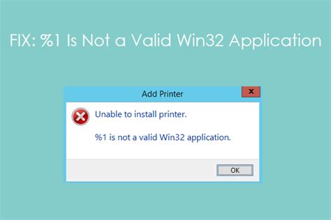 This Application Is Not A Valid Win32
