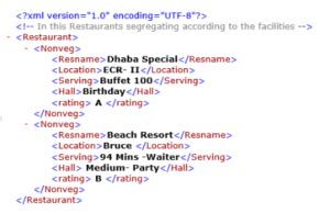 this is an example of an xml comment
