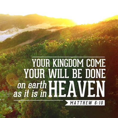 this is your kingdom come