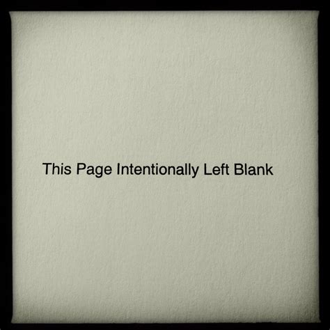 This Page Left Blank Intentionally