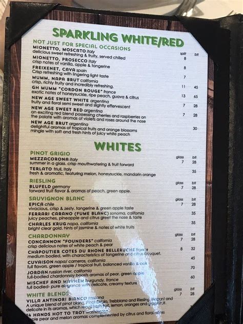 thithis evergreen park menu