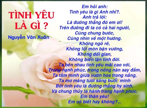 tho ve tinh yeu