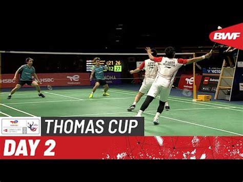 thomas cup indonesia vs thailand