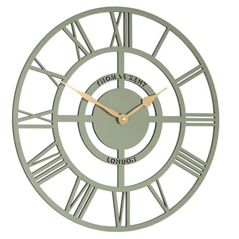 Thomas Kent Green Wall Clock