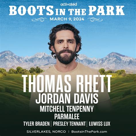 thomas rhett tour setlist