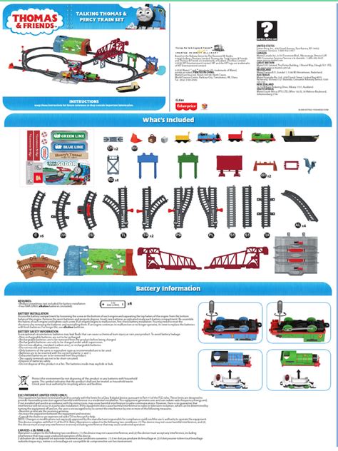 thomas train set assembly instructions