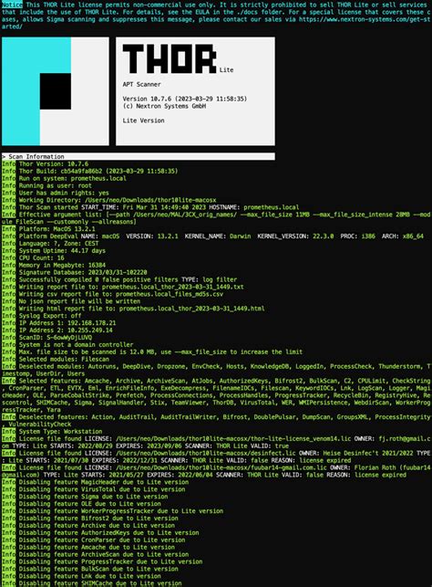 Thor Lite Apk Scanner