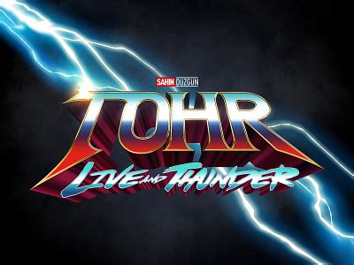 Thor Love And Thunder Text Effect
