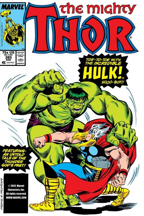thor vs hulk comic