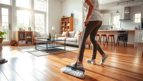 thorough cleaning of an empty house