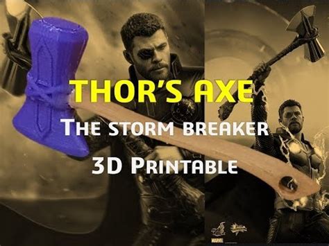 Thors Printable Axe Templat