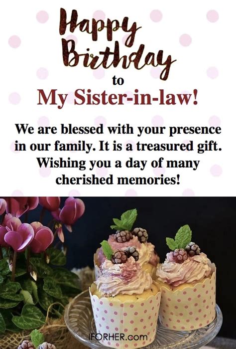 Thoughtful Birthday Wishes for Sister in Law