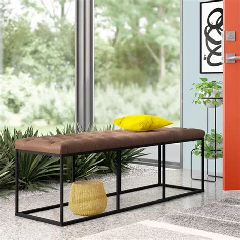 Discover the Cozy Charm of a Thrapst Upholstered Bench - Perfect Addition to Your Home Décor!