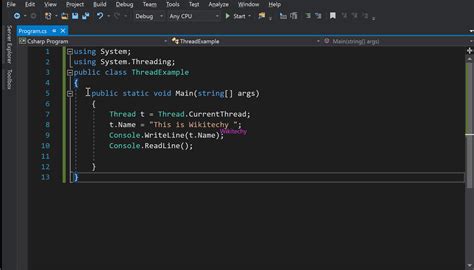 Thread C# Msdn