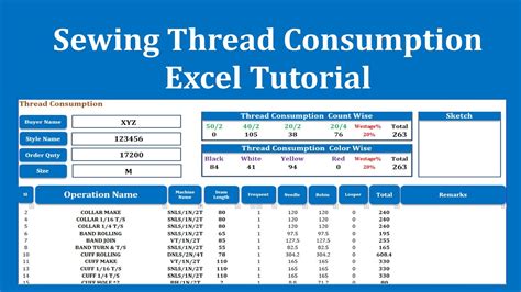 Thread Calculation Formula Excel