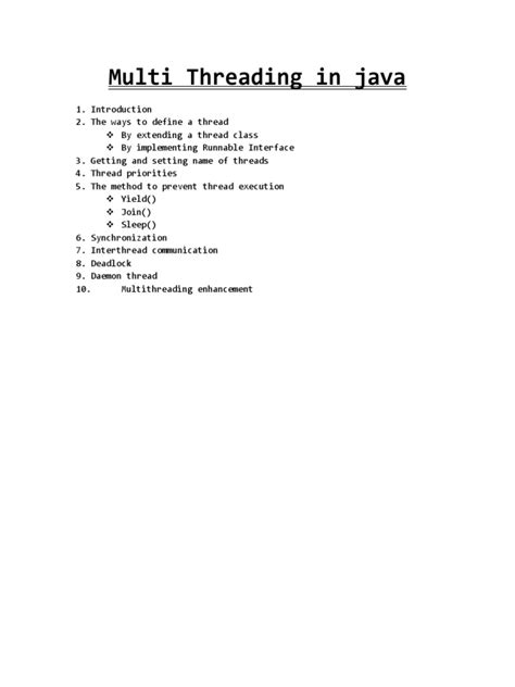 Thread In Java By Durga Sir