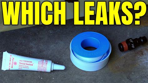 Thread Sealant Vs Thread Tape
