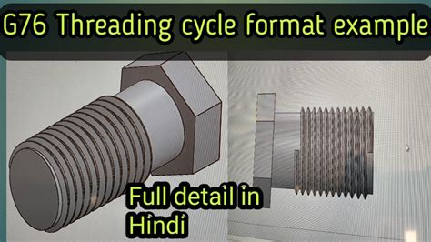 thread without cycle fanuc