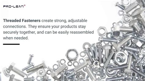 Threaded Fasteners In Spanish