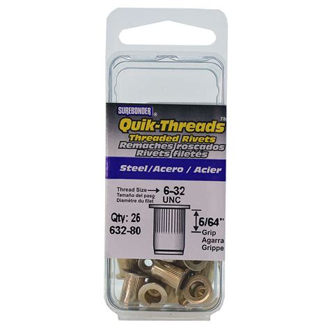 25PCs M6 threaded rivets threaded insert threaded galvanized steel