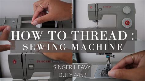 Threading A Singer Heavy Duty Sewing Machine