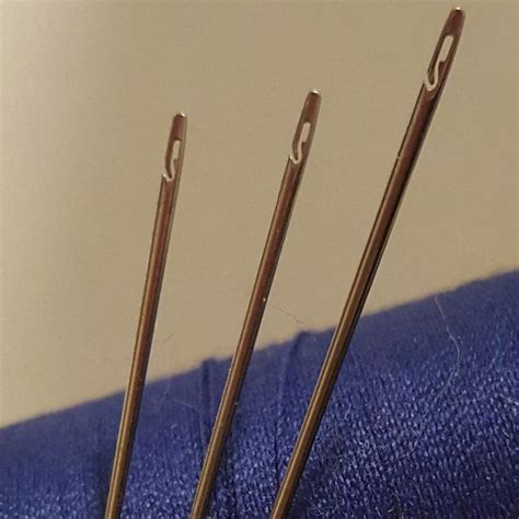 Threading A Single Eye Needle