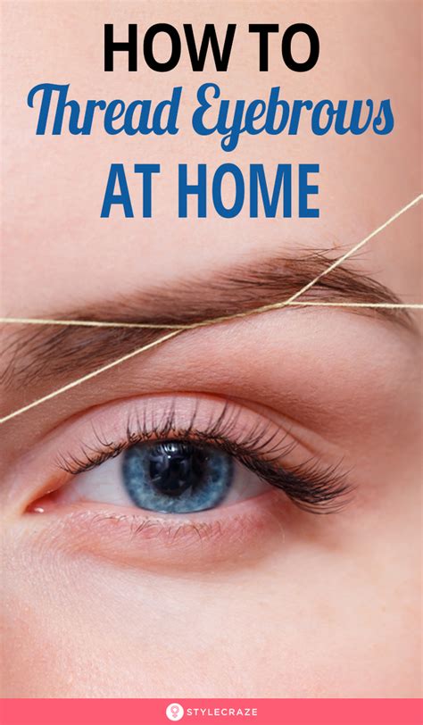 Threading Eyebrows How To Do At Home