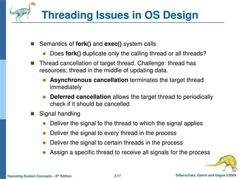 threading issues in os