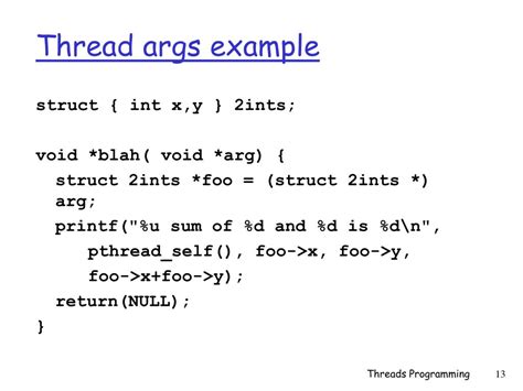 Threading.thread Args Example