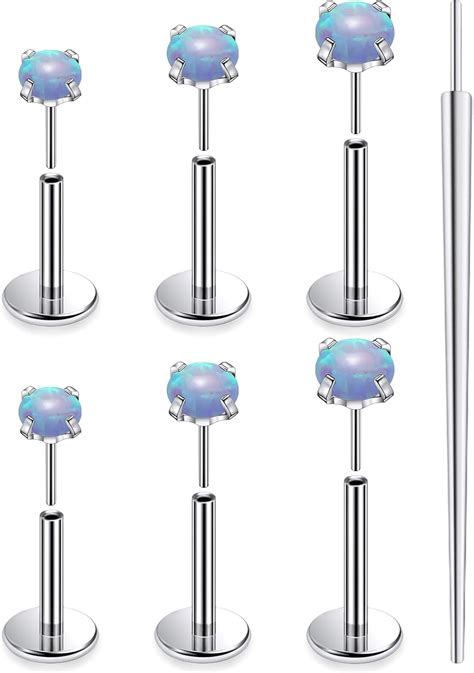 Threadless Earrings Lobe