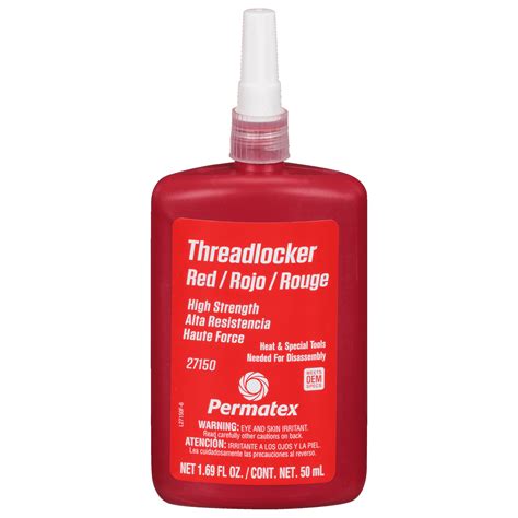 Threadlocker Red Instructions