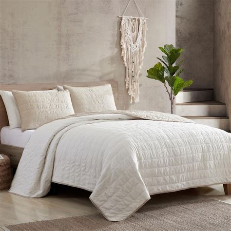 Modern Threads White 5 Piece Textured Comforter Set, Kane, King
