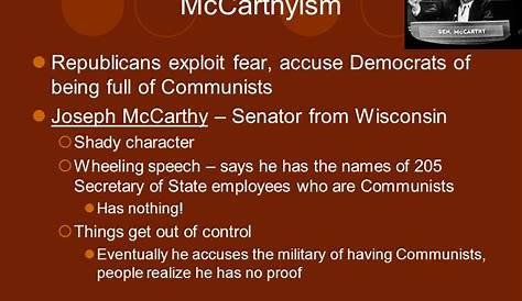 McCarthyism | History & Facts | Britannica.com
