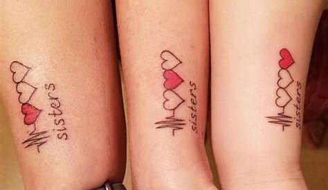 Three Sister Tattoos, Cute Sister Tattoos, Sister Tattoo Designs