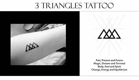 Three Triangle Tattoo Meaning In Hindi s Small Geometric