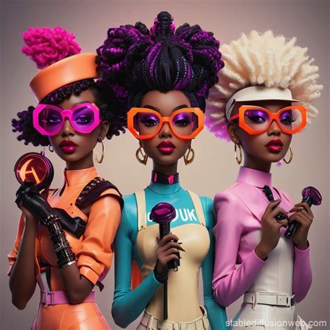 three black porn some