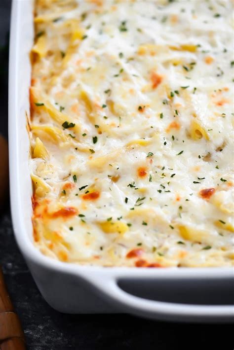 Three Cheese Alfredo Bake