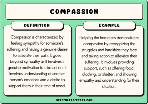 three examples of compassion
