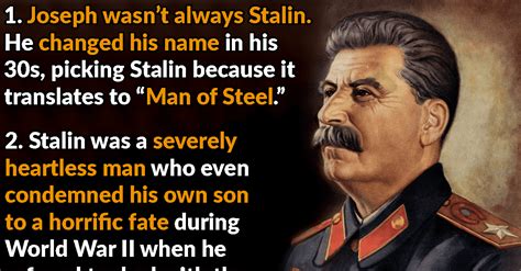 three facts about joseph stalin