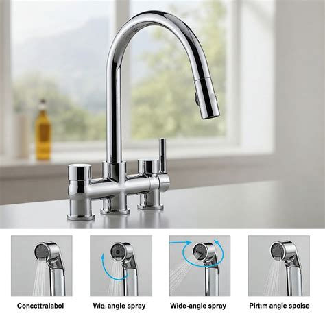 three hole faucet kitchen