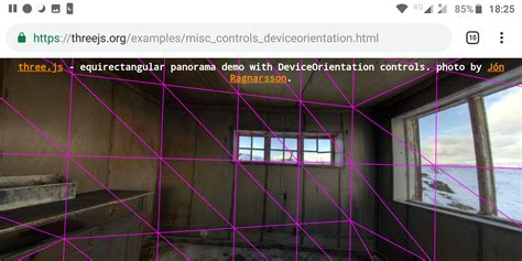 Three Js Device Orientation Example