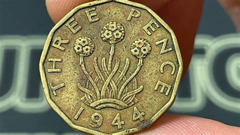 three pence coin 1944