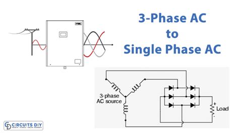 Three Phase To Single Phase Conversion Formula