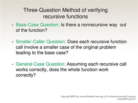 Three Question Method